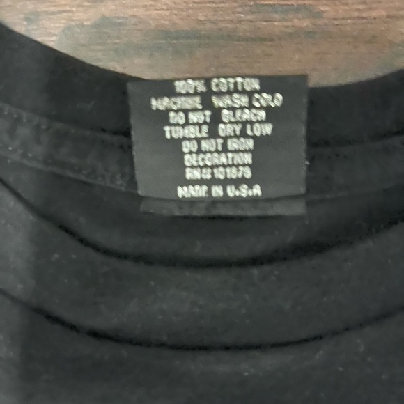 Rawyalty xl black t-shirt with crystals - Picture 3 of 4